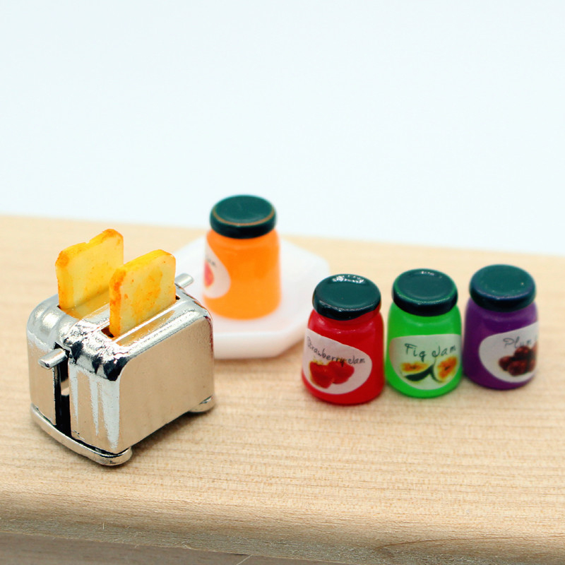 Kitchen Gadgets Wholesale - 1Set 1:12 Miniature Dollhouse Bread Machine