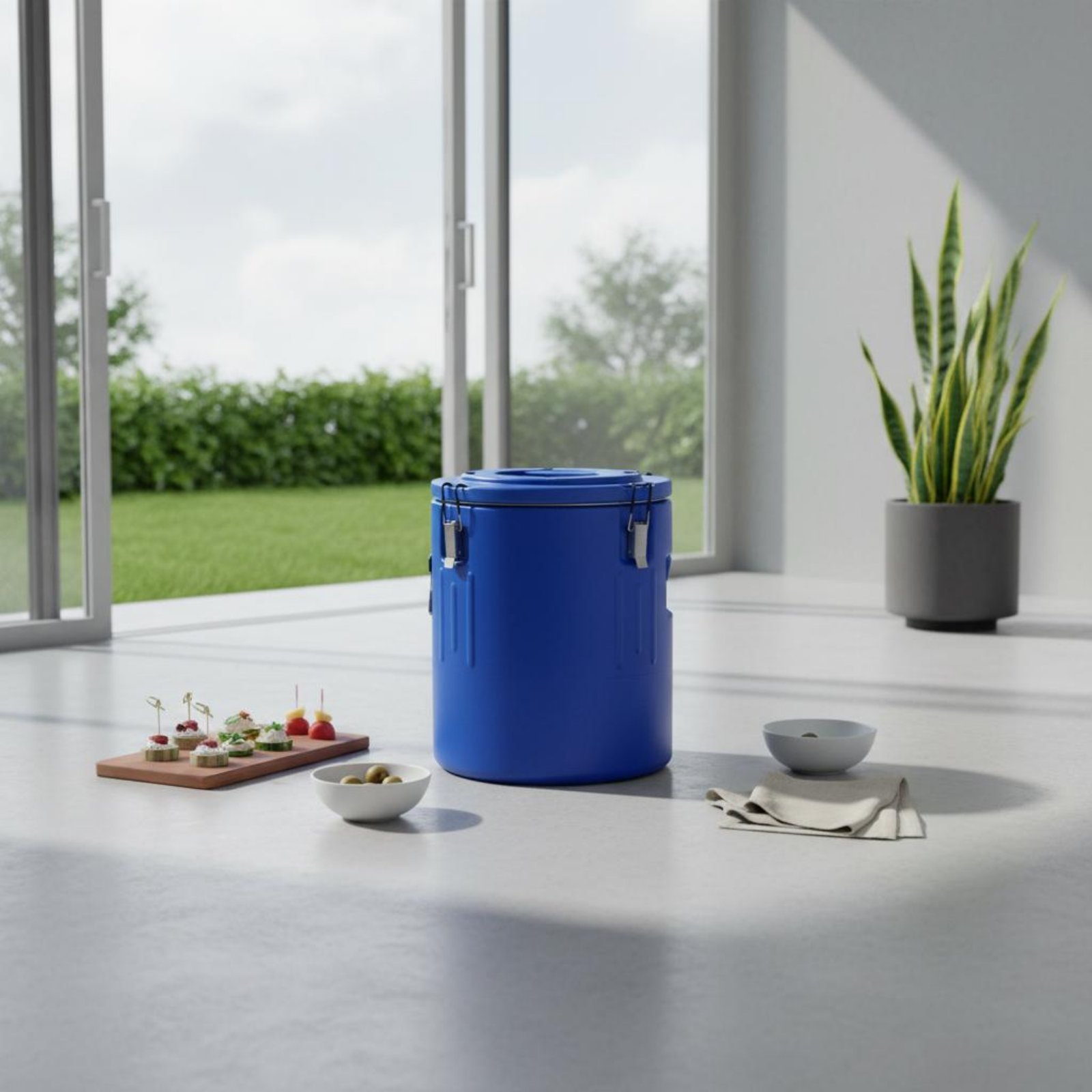 Food Storage Containers - 4 Pieces Transport Insulated Container Commercial