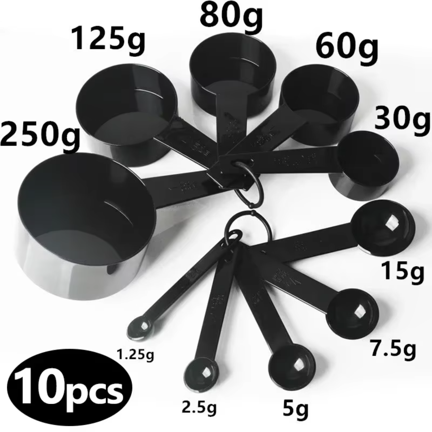 10pcs/set Measuring Spoons Cup - مراجعة Kitchen Gadgets In China وسعره