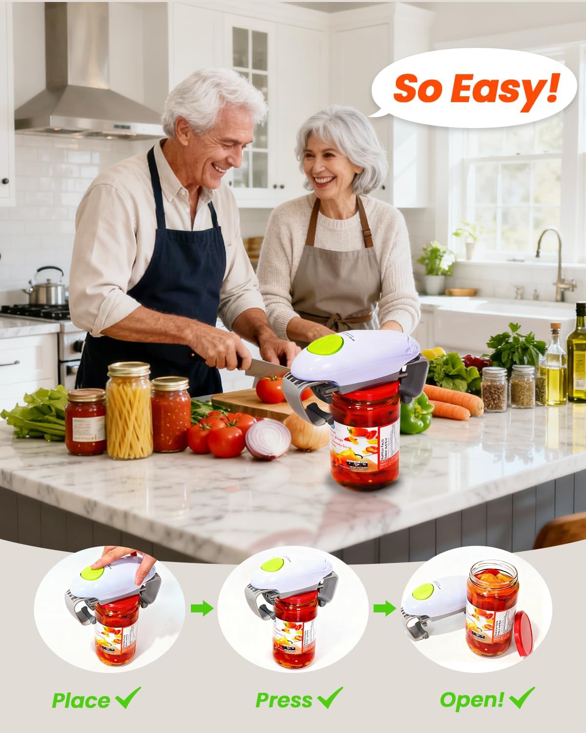 Electric Jar Opener for Arthri - مراجعة Kitchen Gadgets Kitchen وسعره