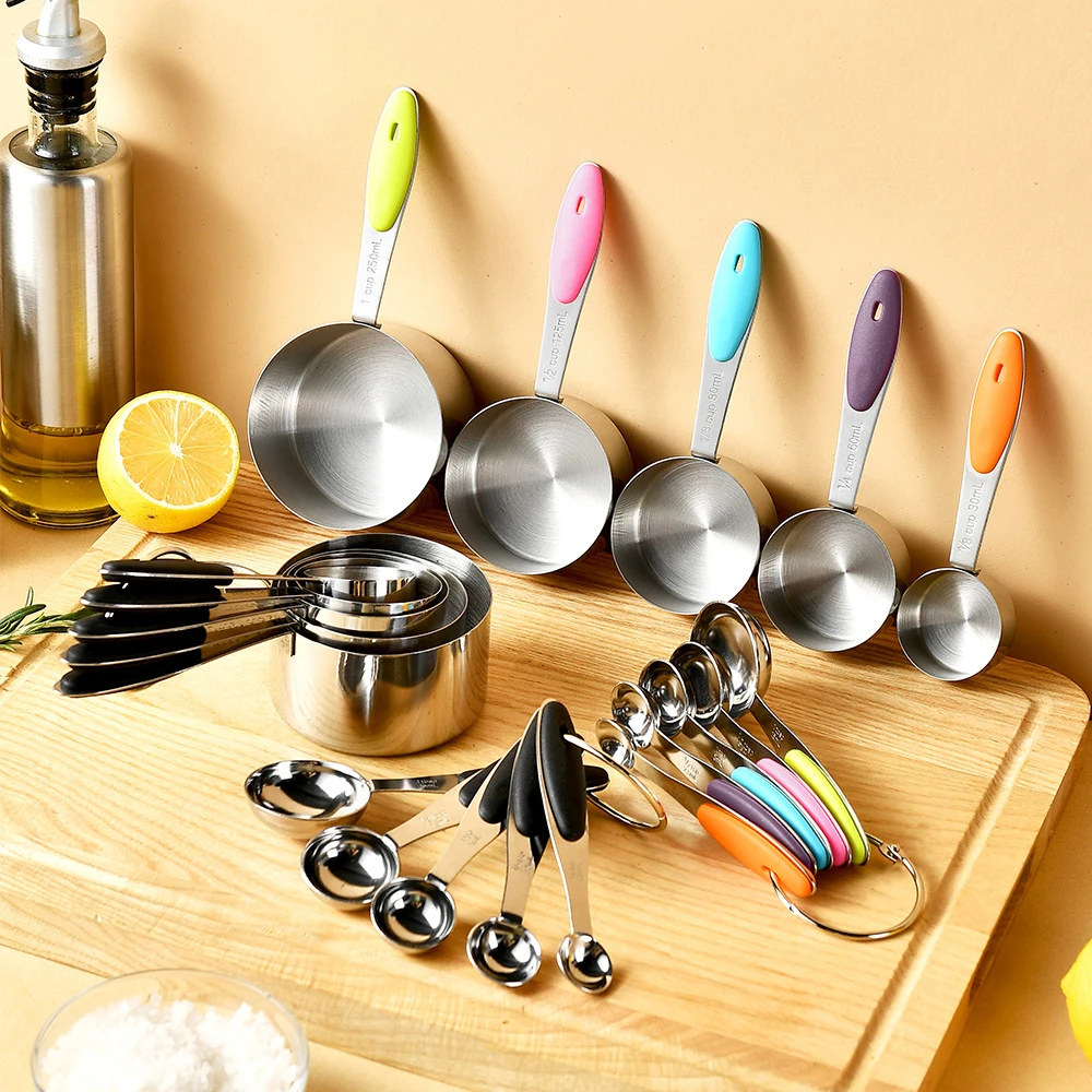 5/10Pcs Stainless Steel Measur - مراجعة Kitchen Gadgets Pakistan وسعره