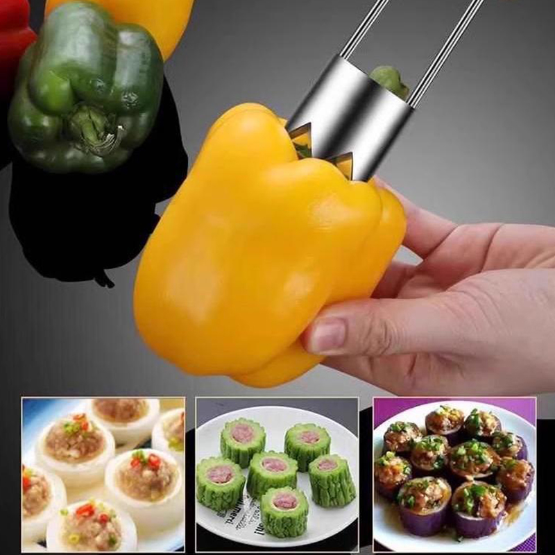 Stainless Steel Fruit Core Rem - مراجعة Kitchen Gadgets Kitchen وسعره