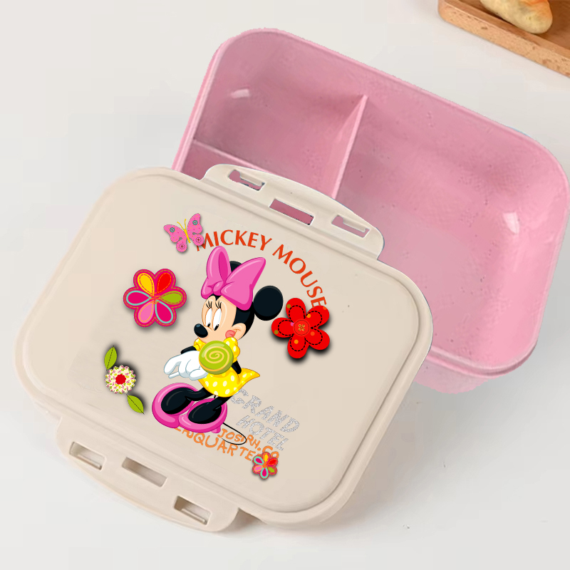 Minnie Mouse Pink Disney Carto - مراجعة Food Storage Containers وسعره