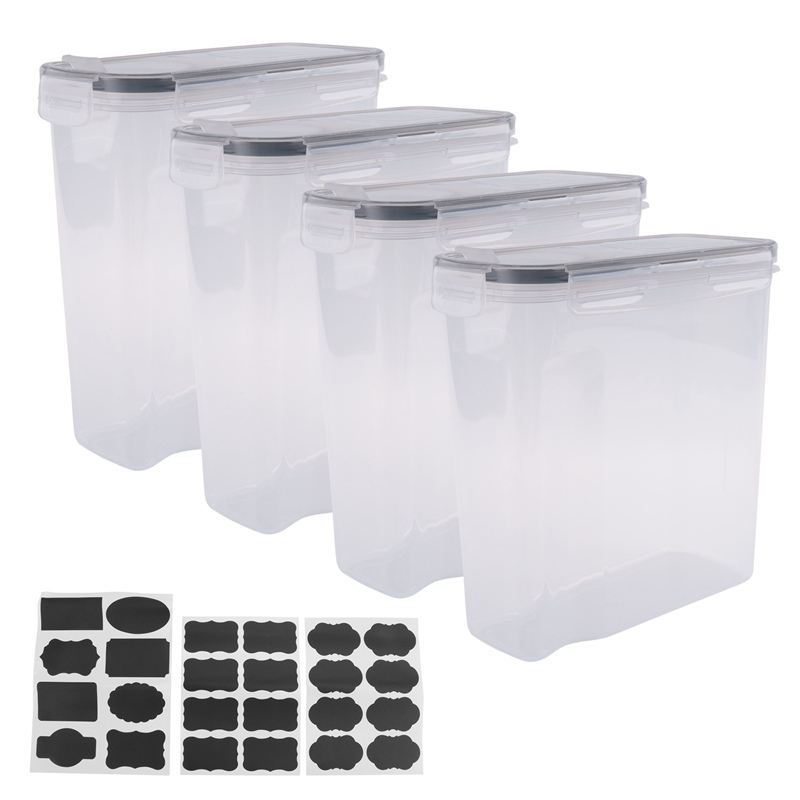4Pcs Cereal Storage Container  - مراجعة Food Storage Containers وسعره