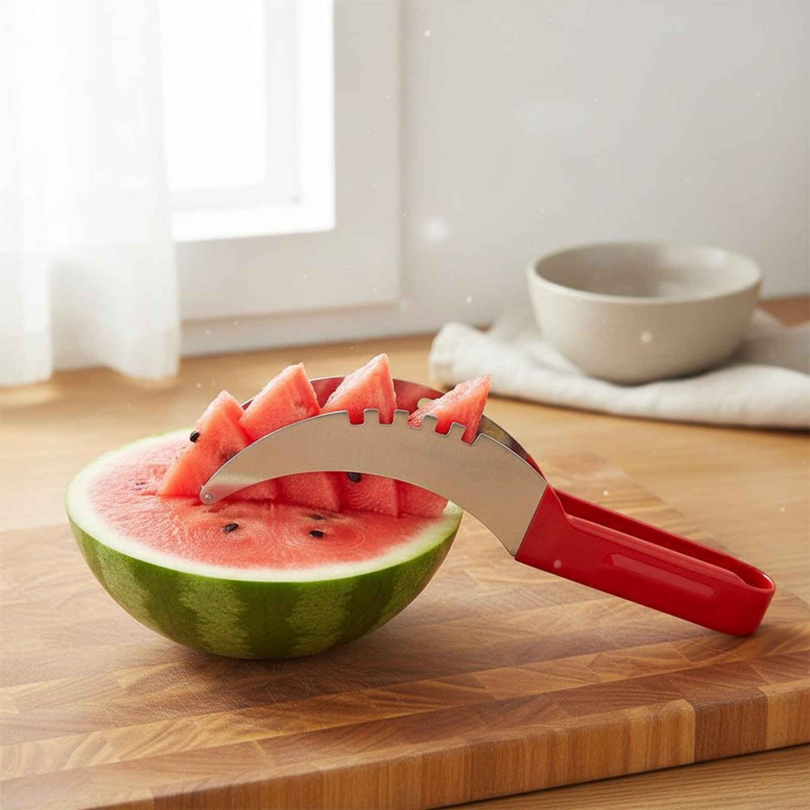 Watermelon Cube Cutter Food Gr - مراجعة Kitchen Gadgets Kitchen وسعره