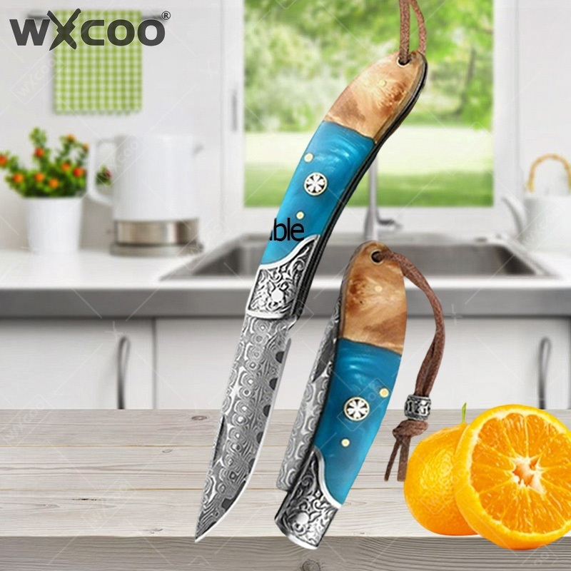 WXCOO Damascus Steel Folding P - مراجعة Kitchen Gadgets Gift وسعره