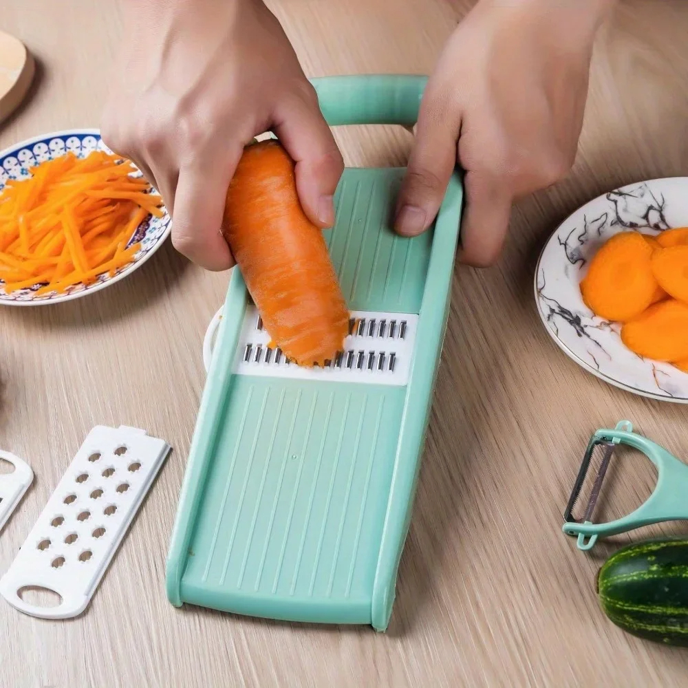 5-in-1 Manual Vegetable Choppe - مراجعة Kitchen Helper Gadgets وسعره