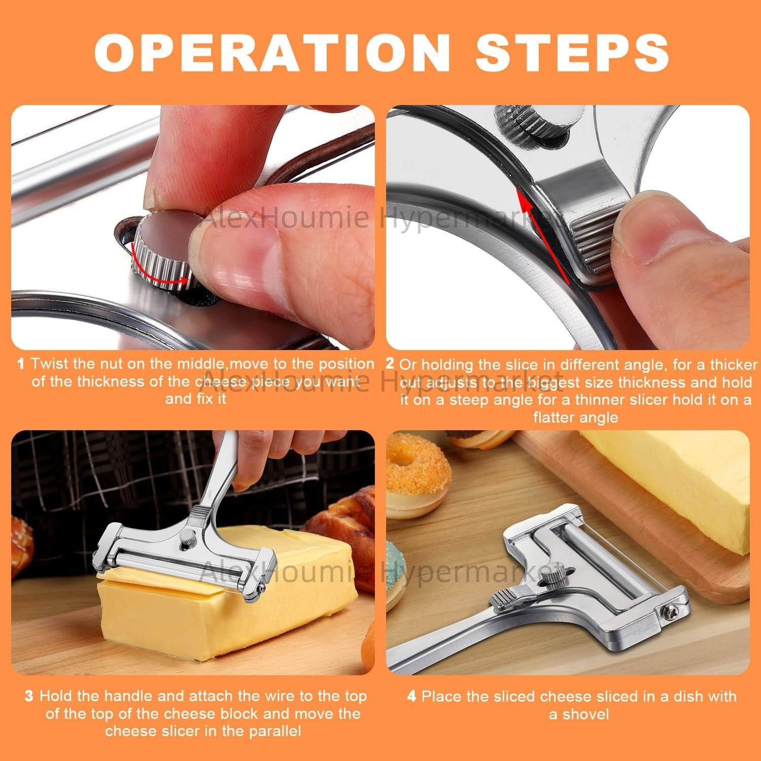 Cheese Slicer Adjustable Thick - مراجعة Kitchen Gadgets Wirecutter وسعره