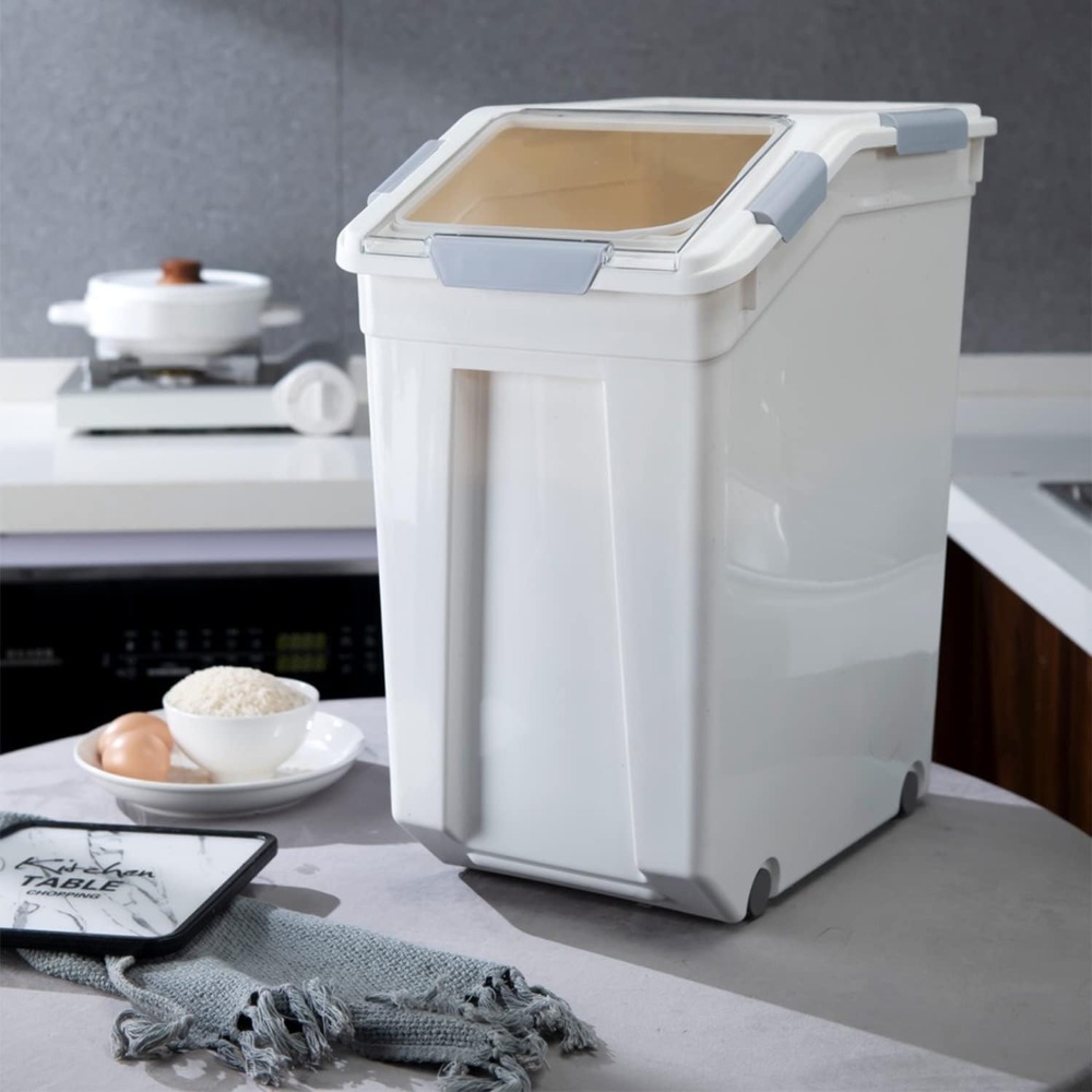33 Liter / 50 lbs Rice Storage - مراجعة Food Storage Containers وسعره