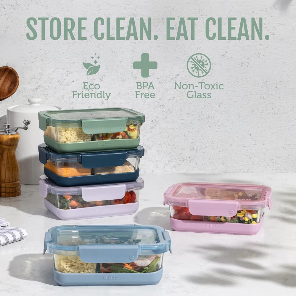 Refresh 3.4 Cup Divided Meal P - مراجعة Food Storage Containers وسعره