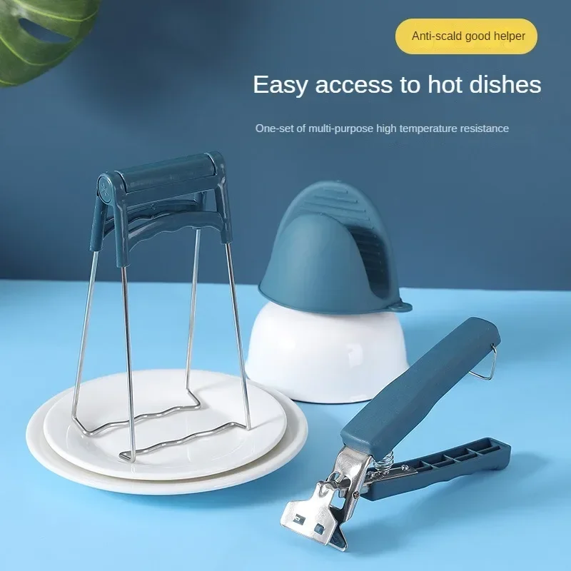 Anti-Scalding Bowl Clip Hot Di - مراجعة Kitchen Helper Gadgets وسعره