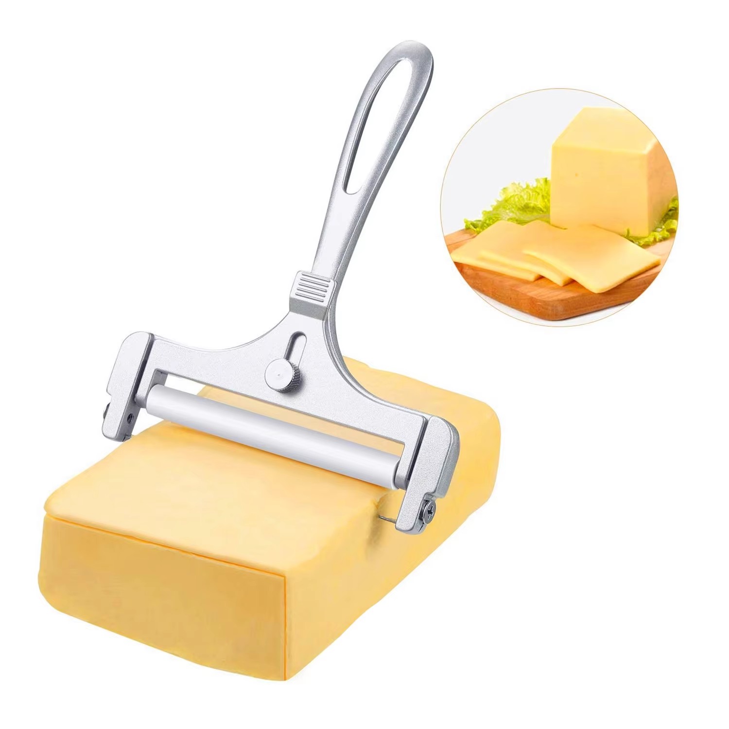 Aluminum Alloy Cheese Slicer w - مراجعة Kitchen Gadgets Wirecutter وسعره