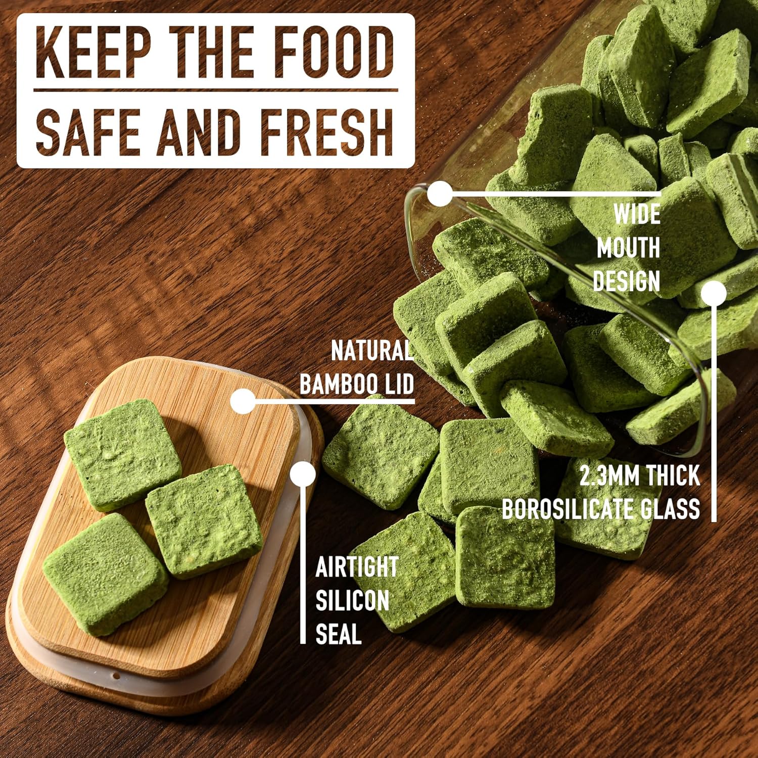 37oz Rectangle Airtight Glass  - مراجعة Food Storage Containers وسعره
