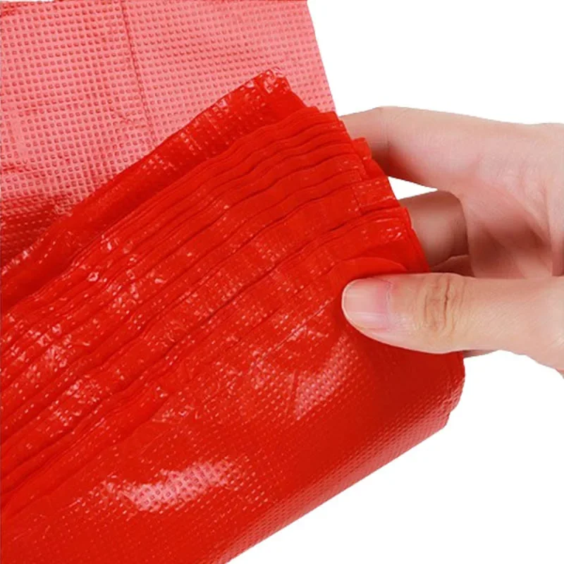 50Pcs/Lot Plastic Bag With Han - مراجعة Kitchen Gadgets Gift وسعره