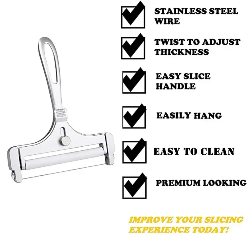 Aluminum Alloy Cheese Slicer A - مراجعة Kitchen Gadgets Wirecutter وسعره