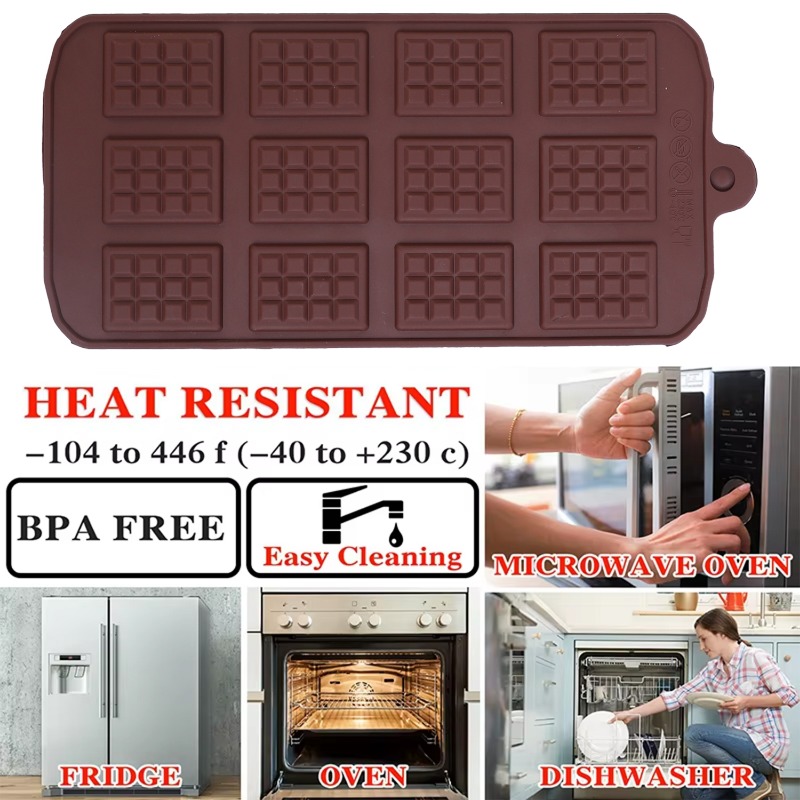 Silicone Chocolate Mold 12 Eve - مراجعة Kitchen Gadgets Wholesale وسعره