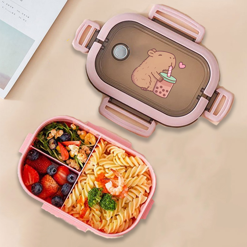 Capybara Bento Lunch Box Anime - مراجعة Food Storage Containers وسعره