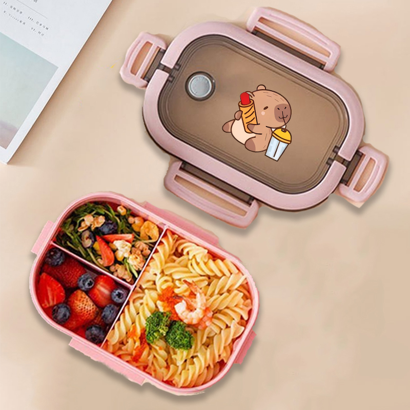 Capybara Bento Lunch Box Anime - مراجعة Food Storage Containers وسعره