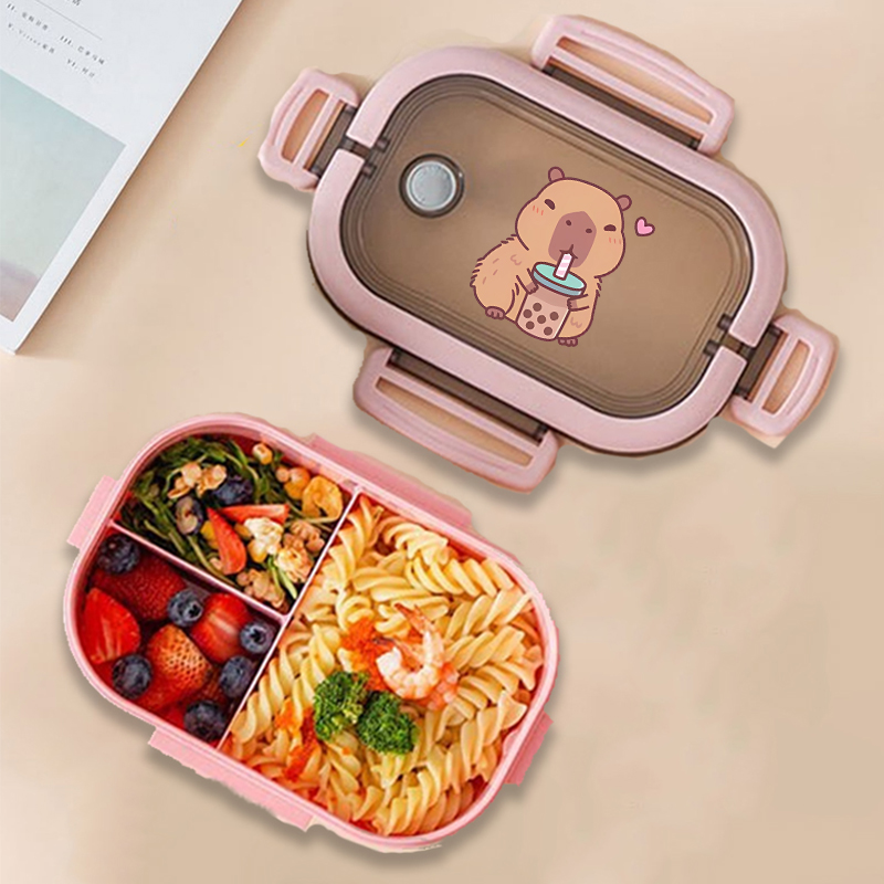 Capybara Bento Lunch Box Anime - مراجعة Food Storage Containers وسعره