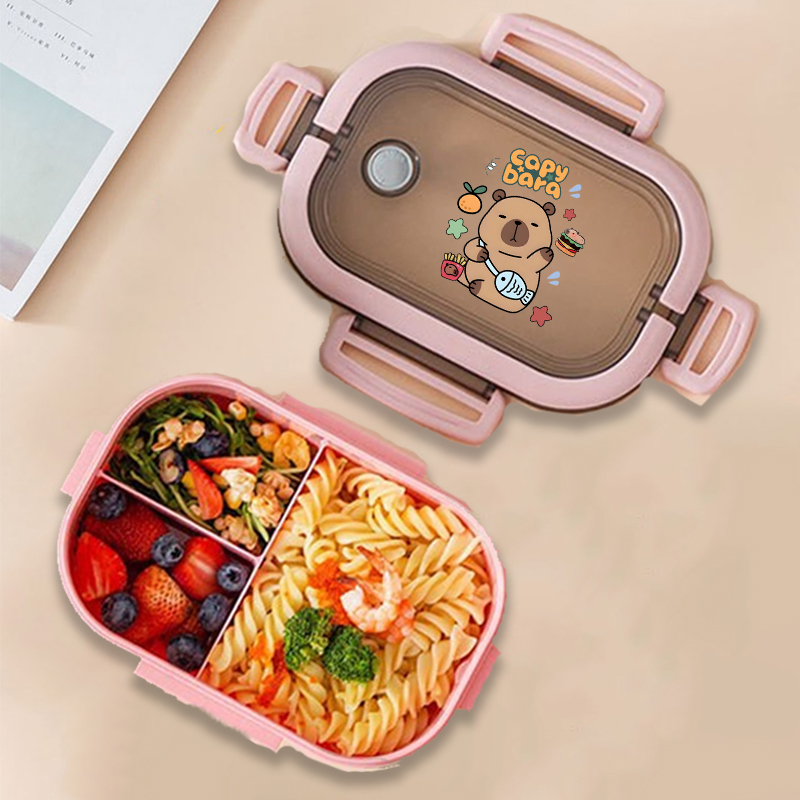 Capybara Bento Lunch Box Anime - مراجعة Food Storage Containers وسعره