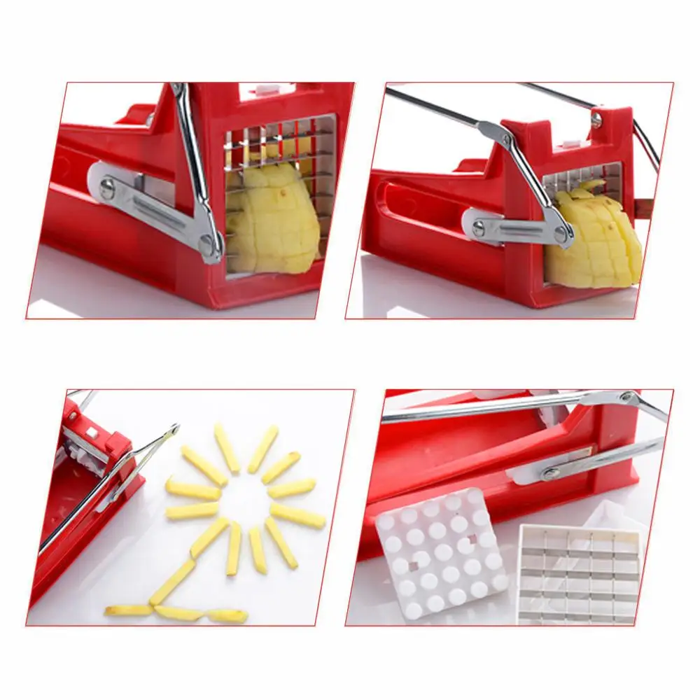 French Fry Cutter Fruit Vegeta - مراجعة Kitchen Gadgets In China وسعره