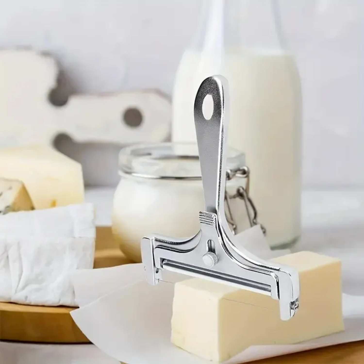 Stainless Steel Cheese Slicer  - مراجعة Kitchen Gadgets In China وسعره