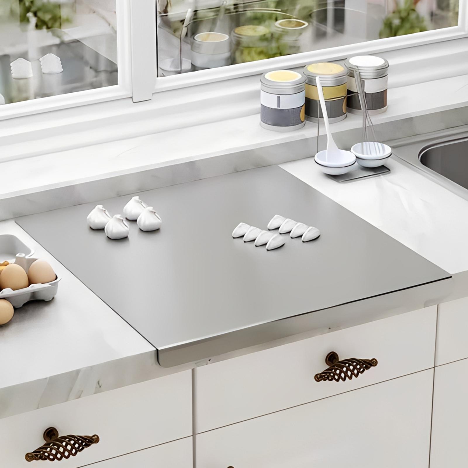 Stainless Steel Cutting Boards - مراجعة Kitchen Gadgets Kitchen وسعره