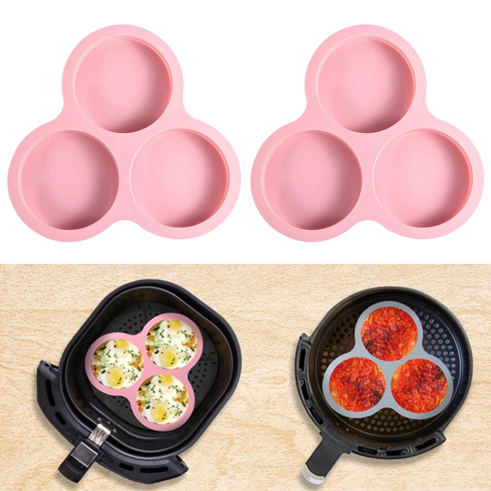 1/2pcs Silicone Air Fryer Egg  - مراجعة Kitchen Gadgets Pakistan وسعره