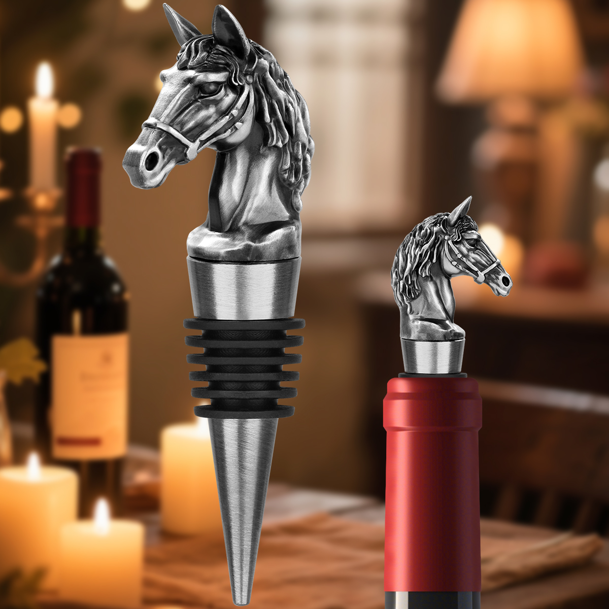 Exquisite Metal Horse Head Dec - مراجعة Kitchen Gadgets Gift وسعره