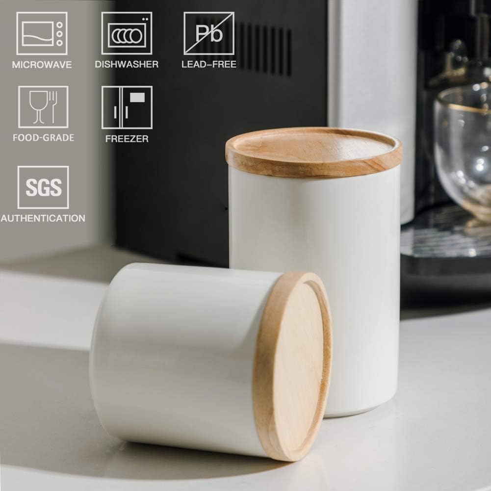 Kitchen Canisters Ceramic Food - مراجعة Food Storage Containers وسعره