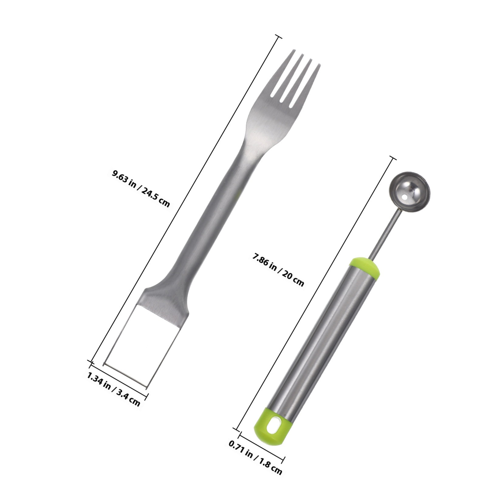 1 Set Of Metal Watermelon Slic - مراجعة Kitchen Gadgets Kitchen وسعره
