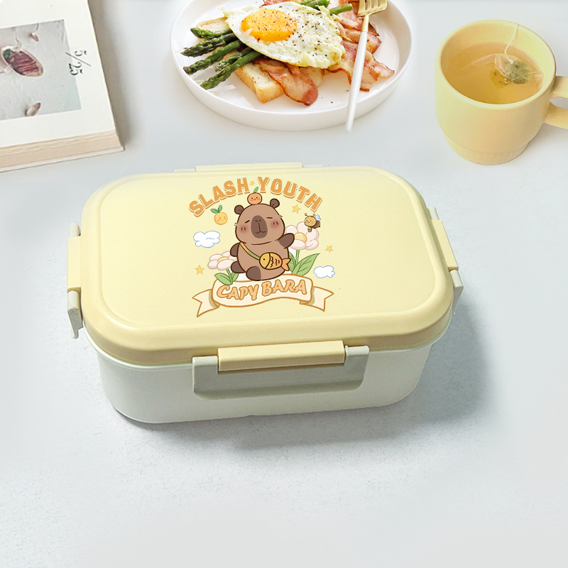 Capybara Bento Lunch Box Carto - مراجعة Food Storage Containers وسعره