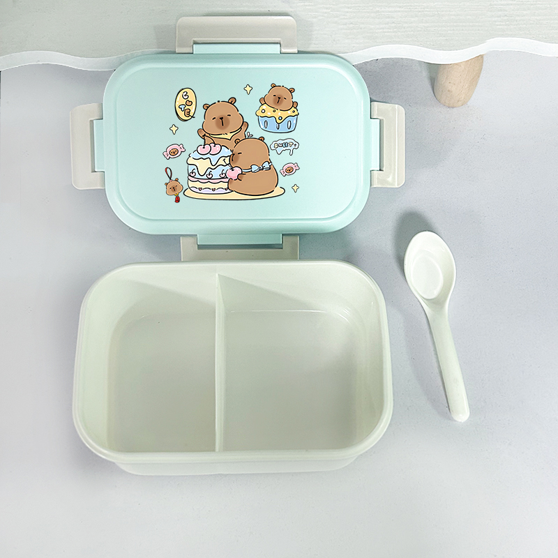 Capybara Bento Lunch Box Carto - مراجعة Food Storage Containers وسعره